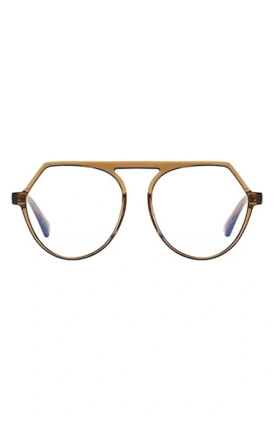 Fifth & Ninth Carter 53mm Round Blue Light Blocking Glasses In Multi