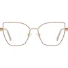Fifth & Ninth Chai 56mm Cat Eye Blue Light Blocking Glasses In Gold