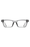 Fifth & Ninth Cove 49mm Rectangular Blue Light Blocking Glasses In White