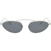 Fifth & Ninth Daphne 60mm Polarized Cat Eye Sunglasses In Metallic