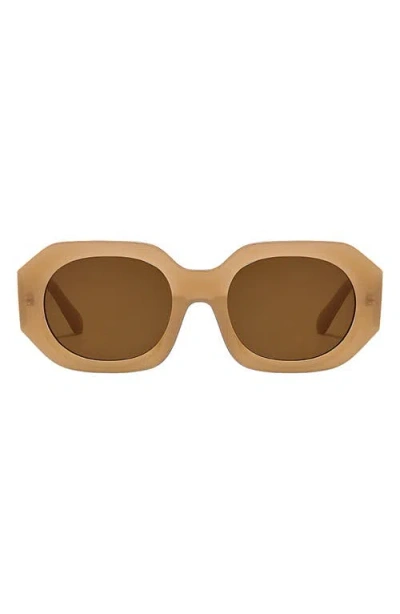 Fifth & Ninth Dixie 52mm Polarized Geometric Sunglasses In Neutral