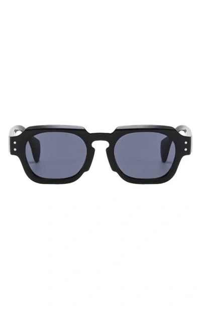 Fifth & Ninth Echo 50mm Polarized Rectangular Sunglasses In Black