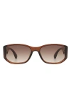 Fifth & Ninth Ember 60mm Oval Sunglasses In Brown/brown