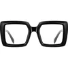 Fifth & Ninth Etta 48mm Square Blue Light Blocking Glasses In Black