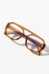 Fifth & Ninth Geo Aviator Sutton Blue Light Glasses
