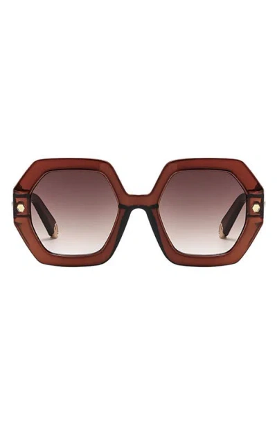 Fifth & Ninth Haven 52mm Polarized Geometric Sunglasses