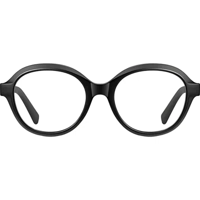 Fifth & Ninth Hollis 50mm Round Blue Light Blocking Glasses In Black