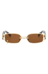Fifth & Ninth Inez 55mm Rectangular Sunglasses In Multi