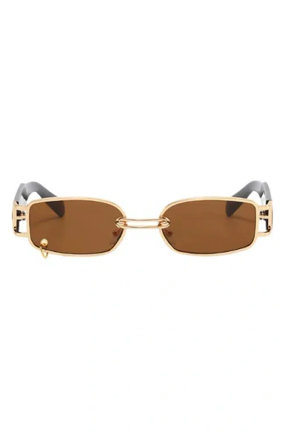 Fifth & Ninth Inez 55mm Rectangular Sunglasses