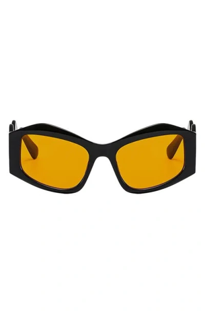 Fifth & Ninth Jade 53mm Polarized Rectangular Sunglasses In Multi