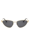 Fifth & Ninth Jasmine 58mm Polarized Cat Eye Sunglasses In Gold