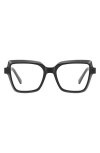 Fifth & Ninth Kitt 50mm Square Blue Light Blocking Glasses In Black