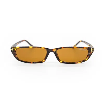 Fifth & Ninth Lana Slim Rectangle Sunglasses In Torte In Multi