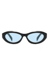 Fifth & Ninth Leona 54mm Polarized Oval Sunglasses In Multi