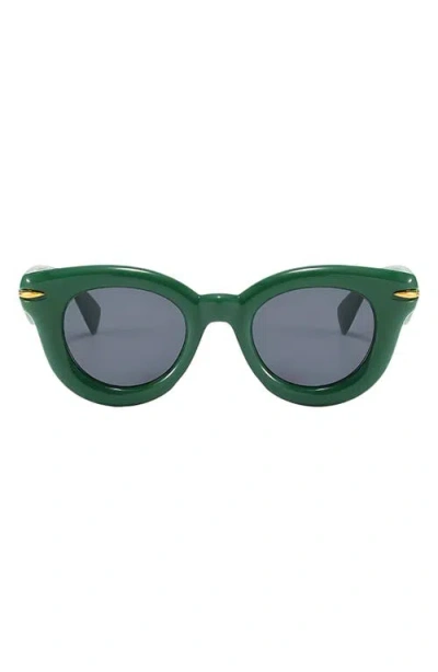 Fifth & Ninth Marlow 46mm Polarized Round Sunglasses In Multi