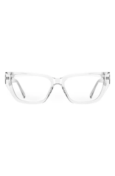 Fifth & Ninth Maya 53mm Geometric Blue Light Blocking Glasses In Clear