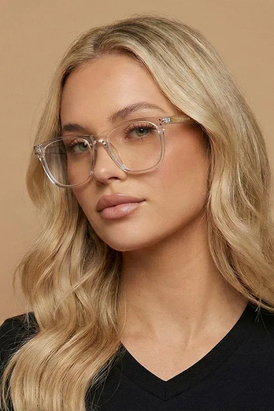 Fifth & Ninth Mesa Clear Blue Light Glasses In Clear, Women's At Urban Outfitters In Transparent