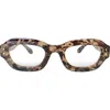 Fifth & Ninth Oslo 48mm Oval Blue Light Blocking Glasses In Torte/clear