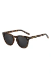 Fifth & Ninth Raleigh 55mm Round Sunglasses In Torte/black