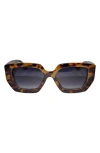 Fifth & Ninth Rue 67mm Polarized Square Sunglasses In Torte/black