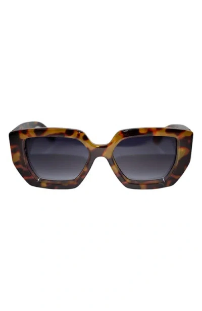 Fifth & Ninth Rue 67mm Polarized Square Sunglasses In Torte/black