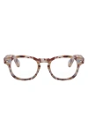 Fifth & Ninth Rumi 55mm Round Blue Light Blocking Glasses In Multi Torte