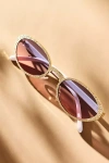 Fifth & Ninth Seraphina Gradient Sunglasses In Gold