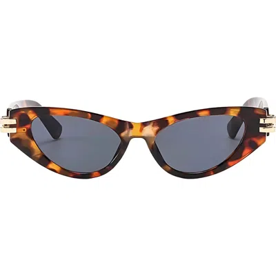 Fifth & Ninth Story 69mm Oversize Polarized Cat Eye Sunglasses