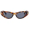Fifth & Ninth Story 69mm Oversize Polarized Cat Eye Sunglasses In Multi