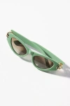 Fifth & Ninth Story 69mm Oversize Polarized Cat Eye Sunglasses