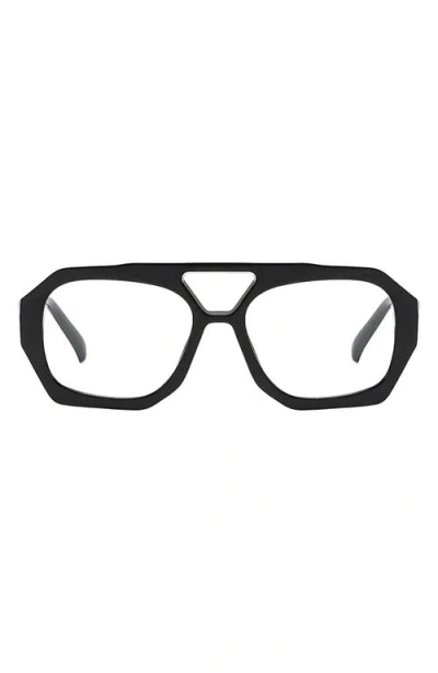 Fifth & Ninth Sutton 57mm Aviator Blue Light Blocking Glasses
