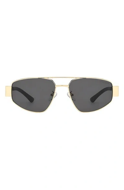 Fifth & Ninth Taylor 58mm Polarized Aviator Sunglasses In Multi