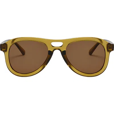 Fifth & Ninth Thayer 50mm Polarized Aviator Sunglasses In Yellow