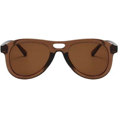 Fifth & Ninth Thayer 50mm Polarized Aviator Sunglasses In Brown