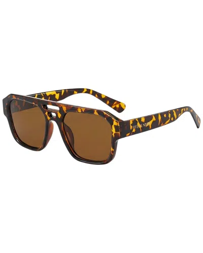 Fifth & Ninth Unisex Alix 54mm Polarized Sunglasses In Brown