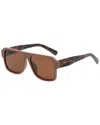 Fifth & Ninth Unisex Lennon 68mm Polarized Sunglasses In Brown