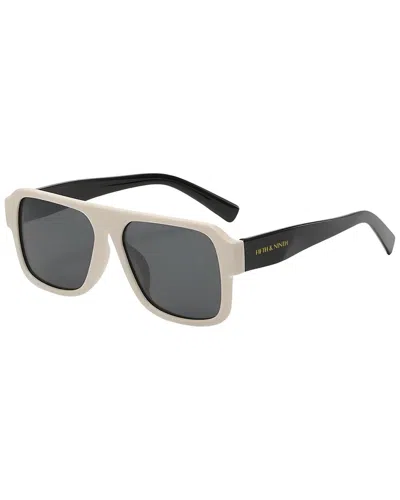 Fifth & Ninth Unisex Lennon 68mm Polarized Sunglasses In Neutral