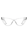 Fifth & Ninth Vanna 55mm Cat Eye Blue Light Blocking Glasses In Neutral
