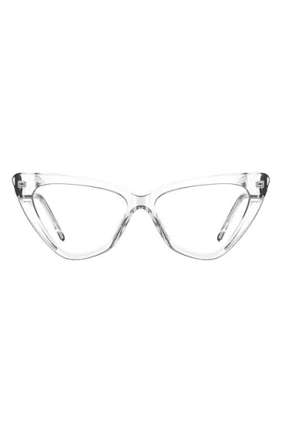 Fifth & Ninth Vanna 55mm Cat Eye Blue Light Blocking Glasses In Neutral