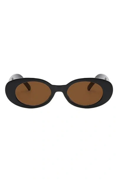 Fifth & Ninth Vivi 50mm Polarized Oval Sunglasses