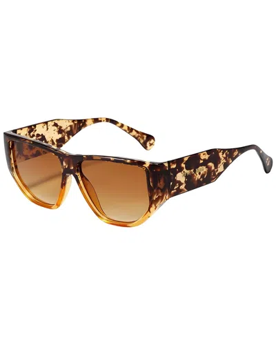 Fifth & Ninth Women's Ash 56mm Polarized Sunglasses In Brown