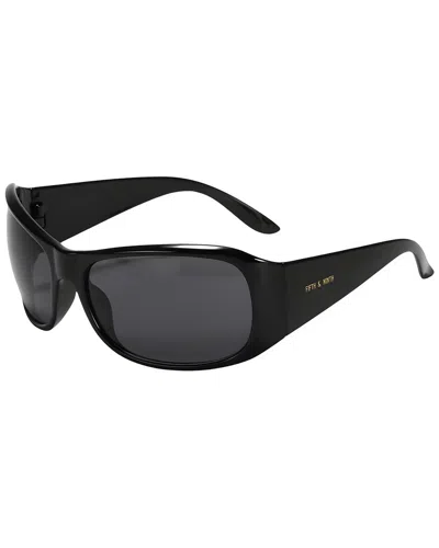 Fifth & Ninth Women's Clover 60mm Polarized Sunglasses In Black