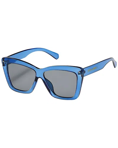 Fifth & Ninth Women's Willow 57mm Polarized Sunglasses In Blue