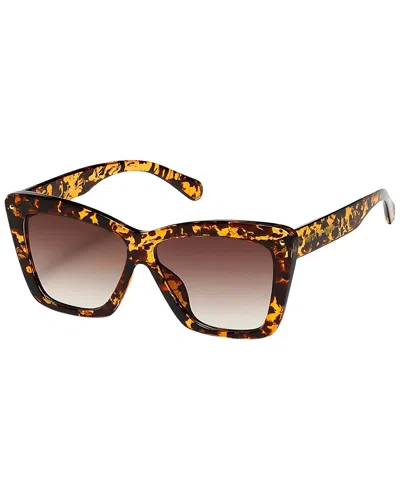Fifth & Ninth Women's Willow 57mm Polarized Sunglasses In Brown