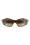 Fifth & Ninth Zaria 55mm Geometric Sunglasses In Torte/black