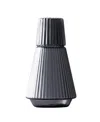 Fifth Avenue Manufacturers 2-piece Ribbed Carafe And Cup Set In Grey