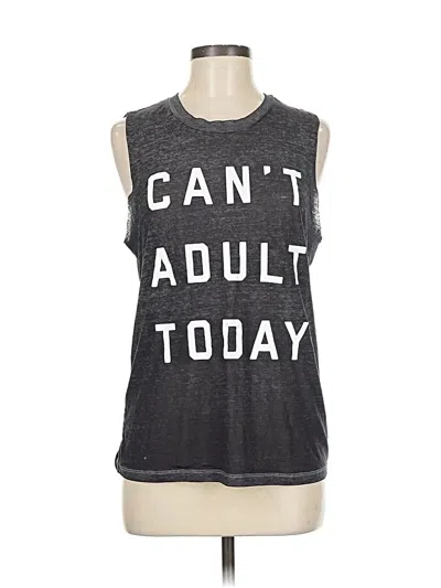 Pre-owned Fifth Sun Active Tank Top In Gray