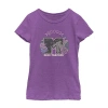 Fifth Sun Big Kid Girls Round Neck Short Sleeve Regular Fit Mtv Graphic T-shirt In Purple
