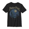 Fifth Sun Captain Hook Little & Big Kid Boys Crew Neck Short Sleeve Regular Fit Peter Pan Graphic T-shirt In Black