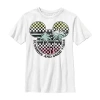 Fifth Sun Disney Little & Big Kid Boys Crew Neck Short Sleeve Slim Fit Mickey Mouse Graphic T-shirt In White